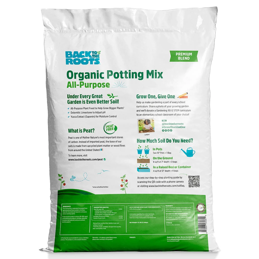 Organic Premium Blend Potting Mix 1 cu.ft. – 12 Pack - Image 10