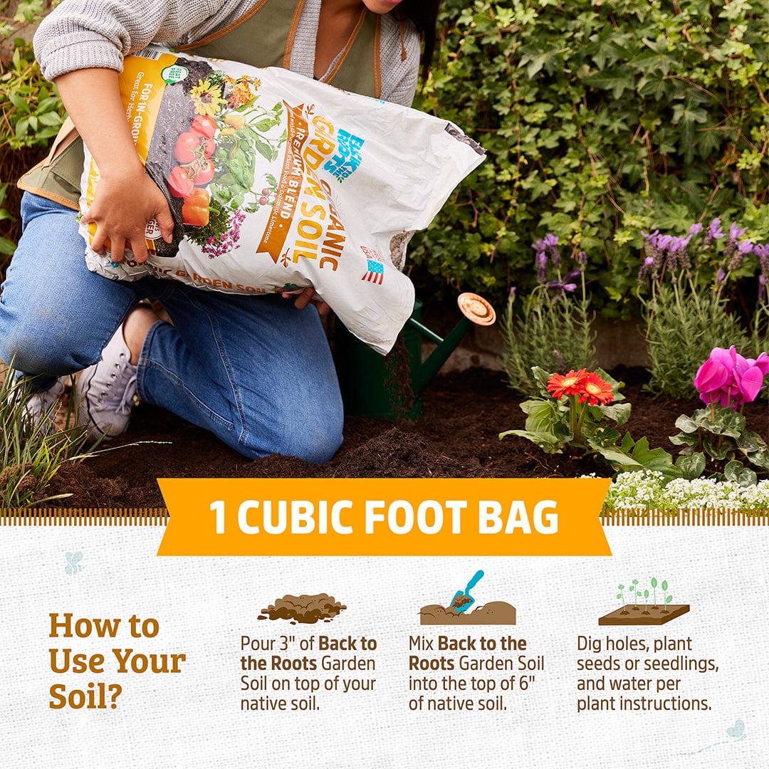 Organic Premium Blend Garden Soil 1 cu.ft. – 10 Pack - Image 5