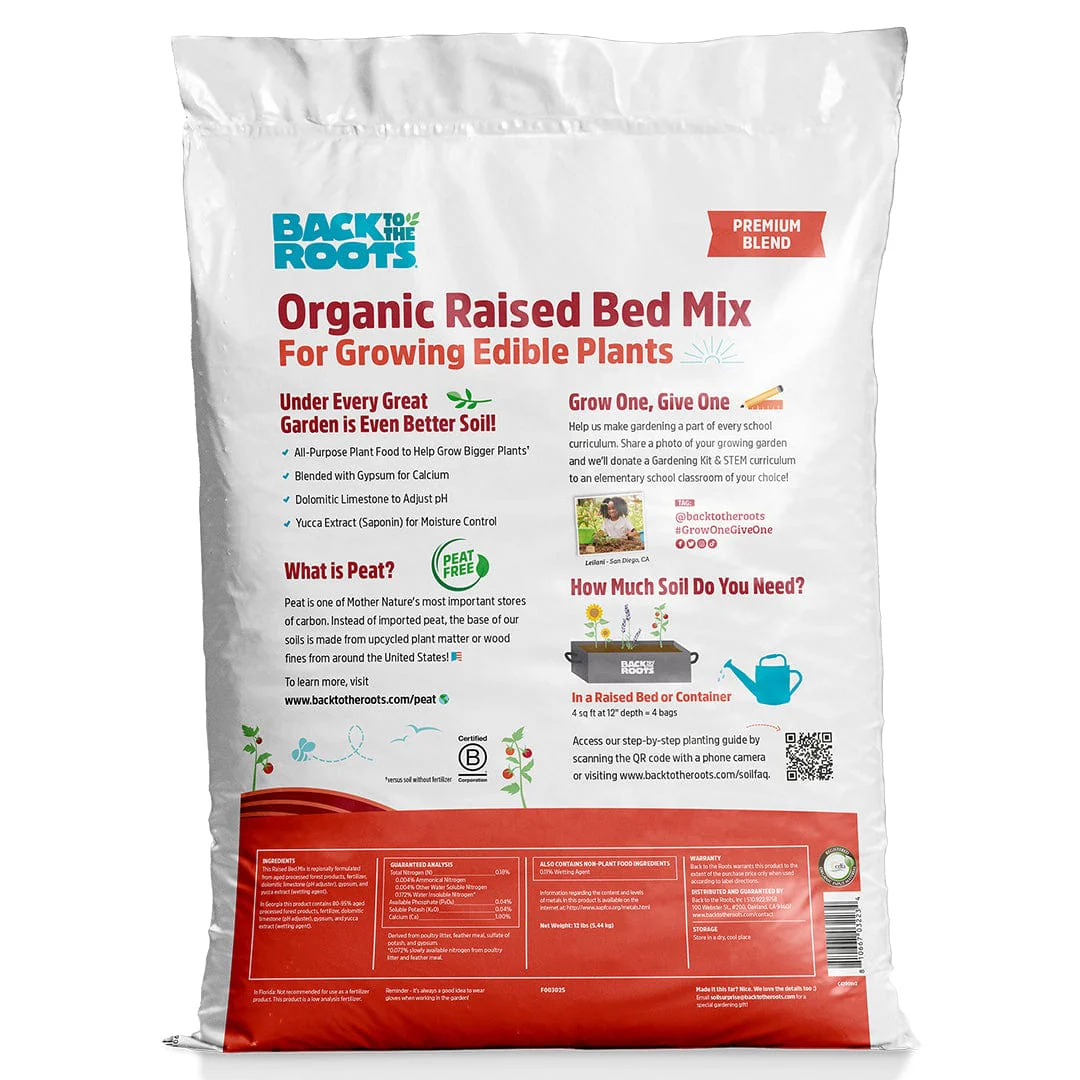 Organic Premium Blend Raised Bed Mix 1 cu.ft. – 10 Pack - Image 10