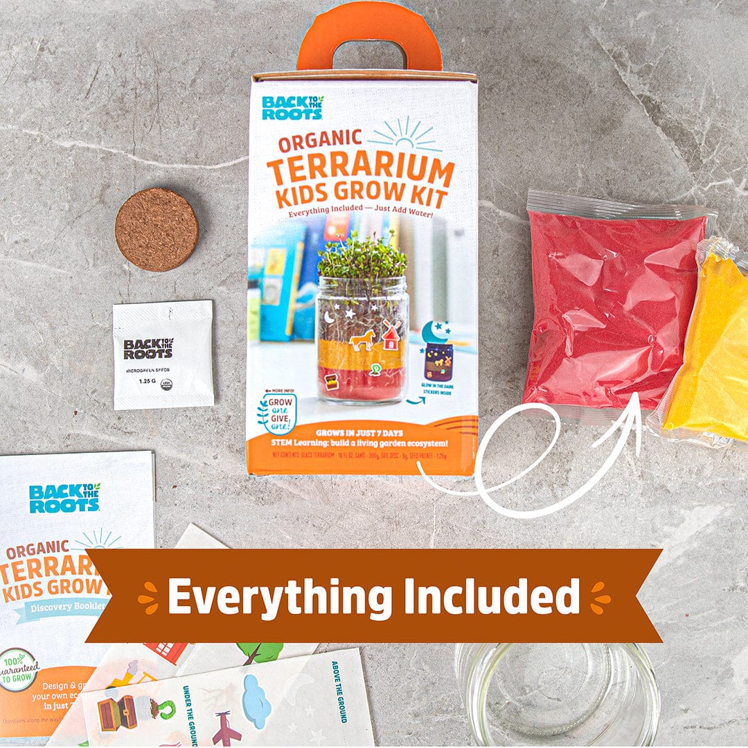 Kids Grow Kit 4-Pack Bundle: Terrarium and 3 Science Grow Kits 🎁 - Image 8