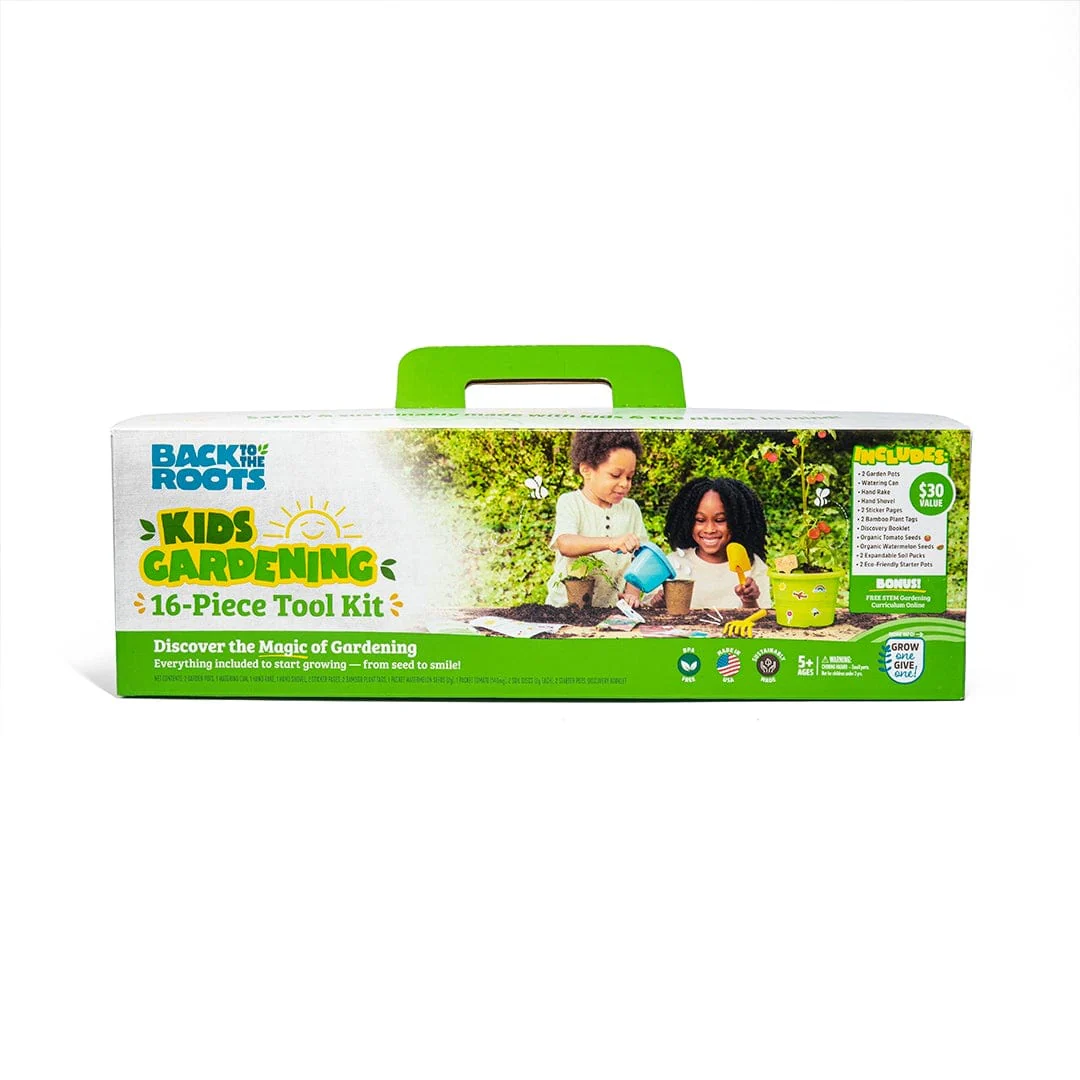 Kids Gardening 16-Piece Kids Tool Kit - Image 7
