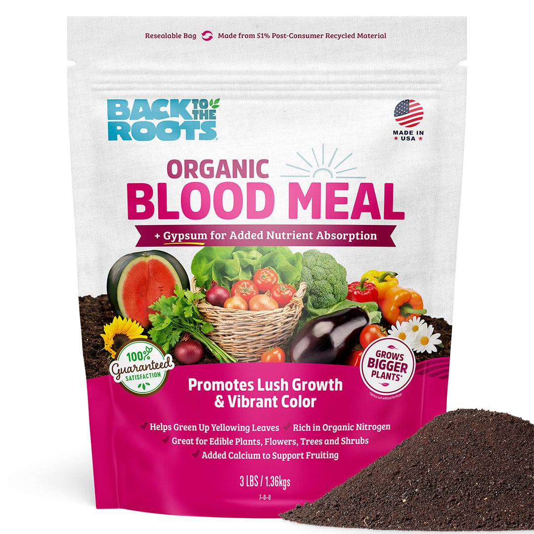 Organic Blood Meal with Gypsum (3lb)