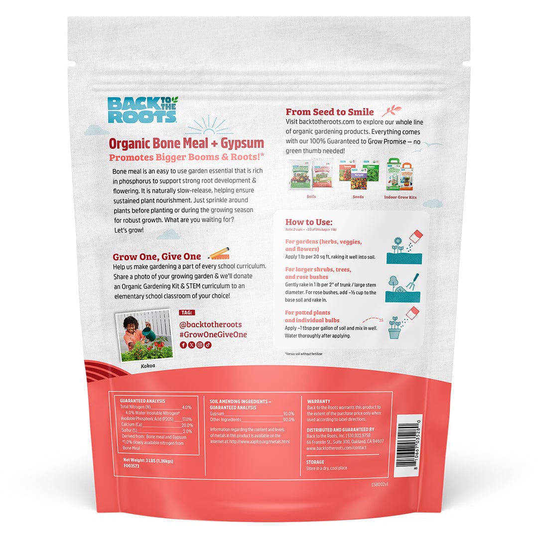 Organic Bone Meal with Gypsum (3lb) - Image 8
