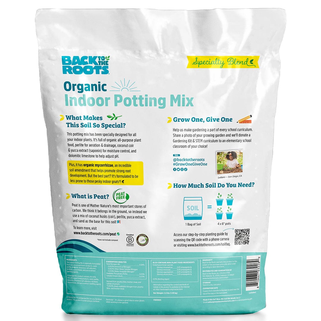 Organic Indoor Potting Mix Specialty Blend (6 QT) - Image 8