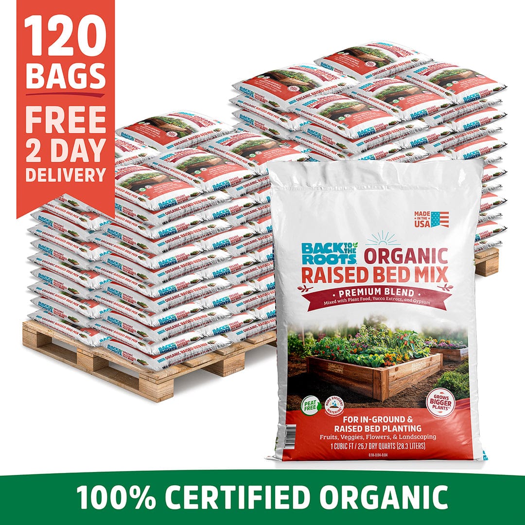 Organic Raised Bed Soil (120 1 cu. ft. Bags)
