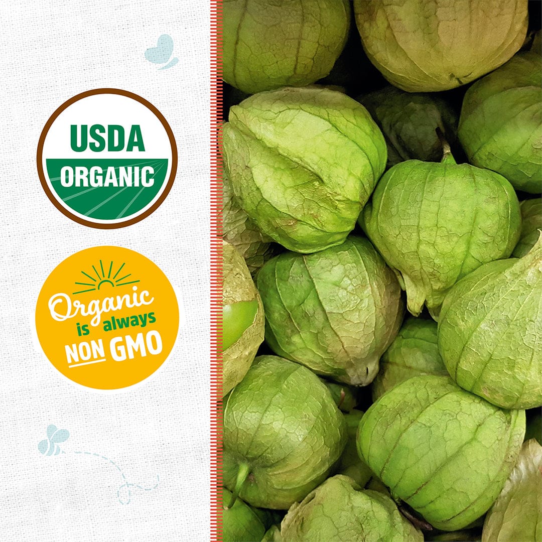 Organic Tomatillo Seeds — 'Green Husk' - Image 2