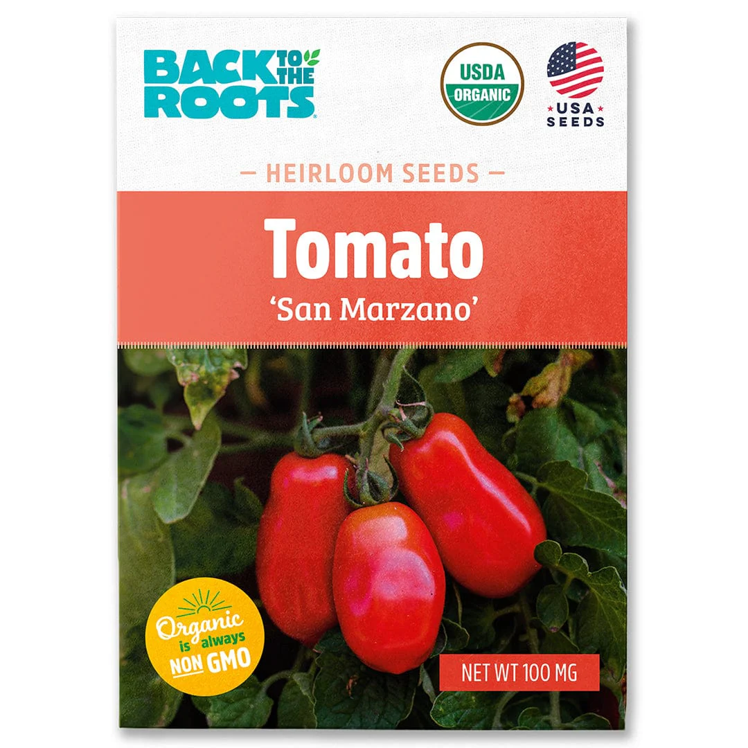 Organic Tomato Seeds — 'San Marzano'